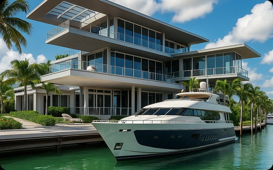 Private Wealth Architectural Property and Superyacht